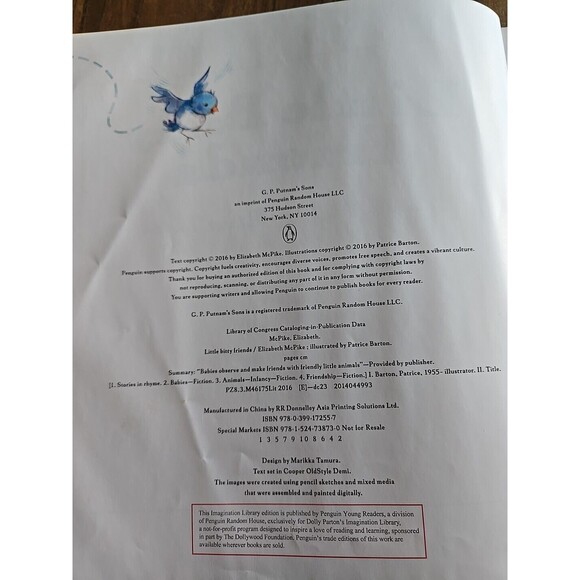 Little Bitty Friends - Hardcover By Elizabeth McPike and Patrice Barton - GOOD - Picture 4 of 6